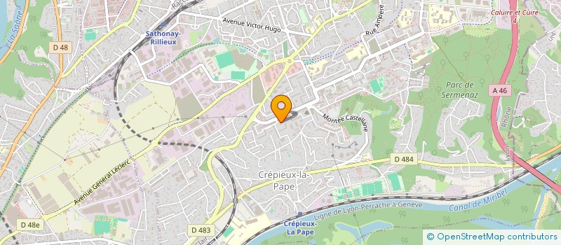 localisation de l'entreprise MADAME ABLA MATALAH  PARIS