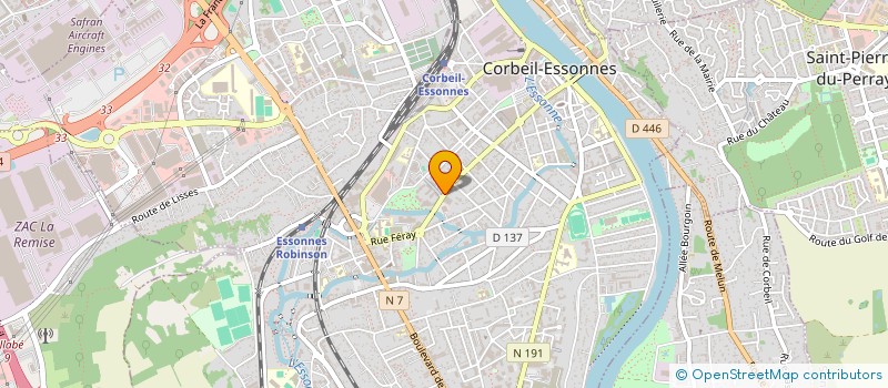 localisation de l'entreprise MADAME ABLAVI GAKPE à CORBEIL-ESSONNES