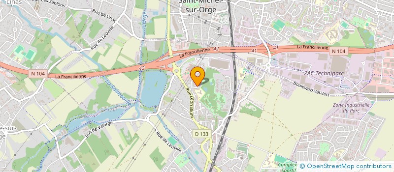 localisation de l'entreprise MADAME ABONELLE KOMBE  BRETIGNY-SUR-ORGE