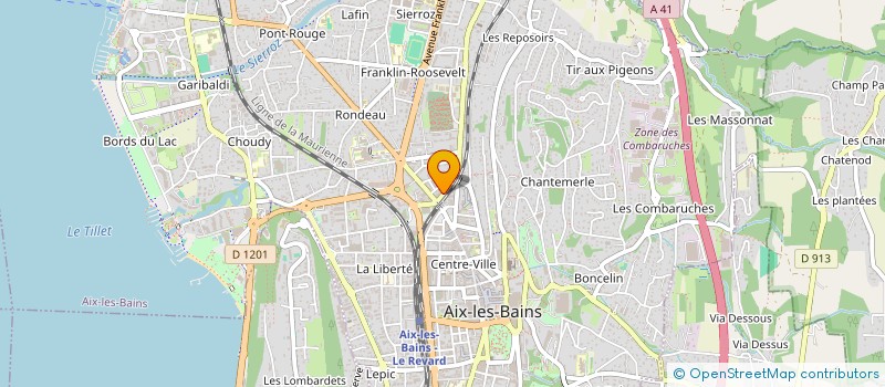 localisation de l'entreprise MADAME ABY DIOP à AIX-LES-BAINS