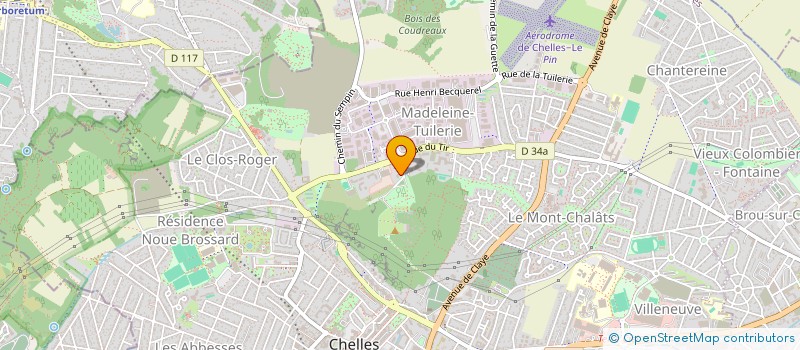 localisation de l'entreprise MADAME ABYGAEL BERNARDO  CHELLES