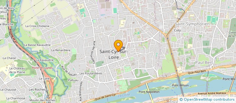 localisation de l'entreprise MADAME ABYGAEL BOISSEAU  SAINT-CYR-SUR-LOIRE