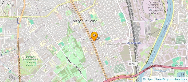 localisation de l'entreprise MADAME ABYGAELLE GOMES  VITRY-SUR-SEINE