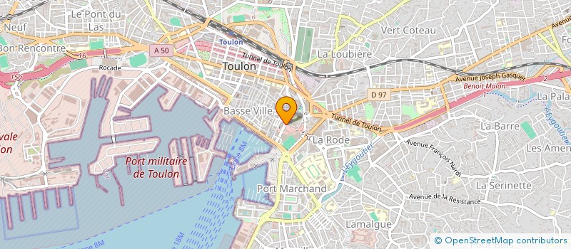 localisation de l'entreprise MADAME ABYGAELLE SIPP  TOULON