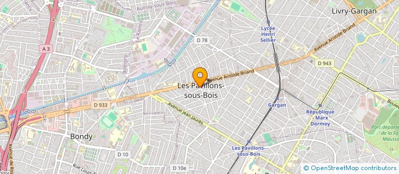 localisation de l'entreprise MADAME ACELYA DOGAN  LES PAVILLONS-SOUS-BOIS