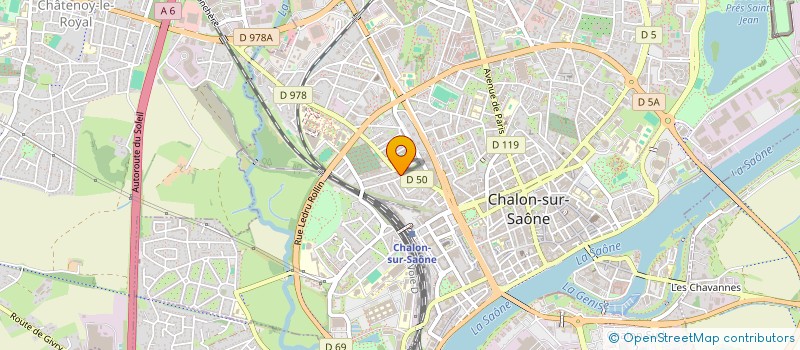 localisation de l'entreprise MADAME ACELYA YILMAZ  CHALON-SUR-SAONE