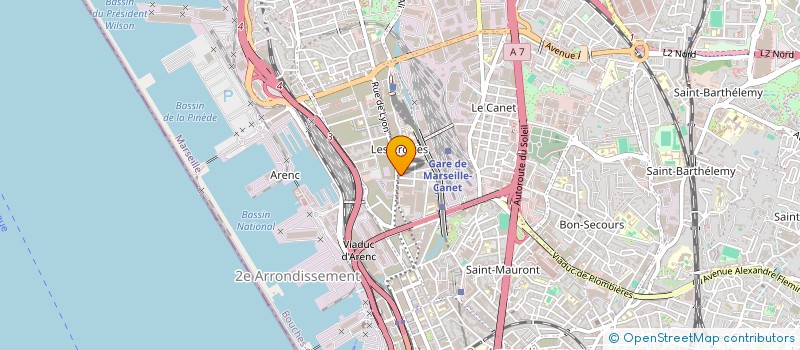localisation de l'entreprise MADAME ACHFAKI TOYBOU à MARSEILLE