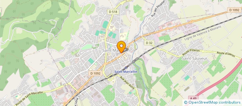 localisation de l'entreprise MADAME ACHOUAK MOUSSI  SAINT-MARCELLIN