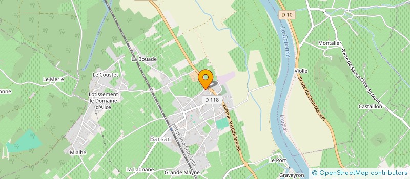 localisation de l'entreprise MADAME ACHTA BEISSALAH  BARSAC