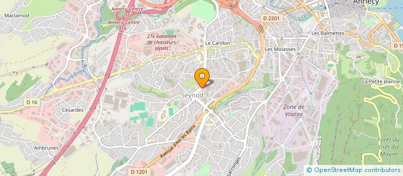 localisation de l'entreprise MADAME ACIFE UYAR à ANNECY