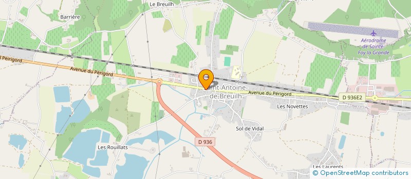 localisation de l'entreprise MADAME ACIMILDA PALMEIRIM BARATA  SAINT-ANTOINE-DE-BREUILH