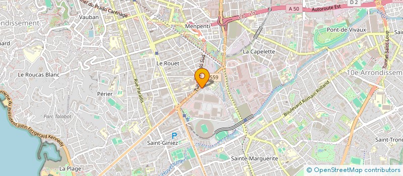 localisation de l'entreprise MADAME ADA BOCCI à MARSEILLE
