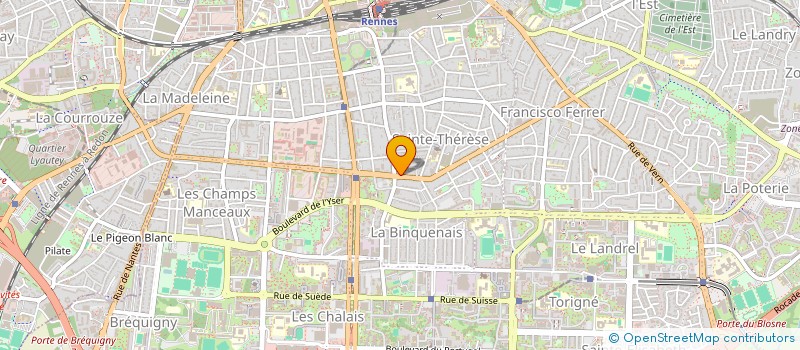 localisation de l'entreprise MADAME ADA PEREZ CARRION à RENNES