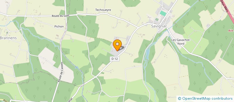 localisation de l'entreprise MADAME ADA TONIN  SAVIGNAC