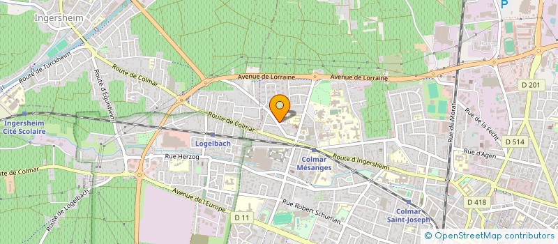 localisation de l'entreprise MADAME ADAEZE UZODIMMA  COLMAR