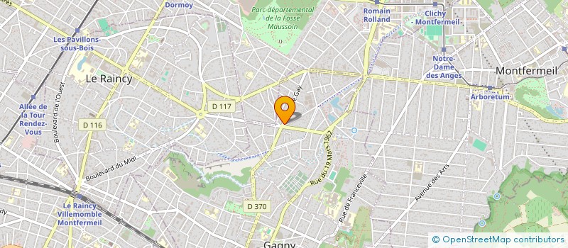 localisation de l'entreprise MADAME ADAIZE PEREIRA à GAGNY