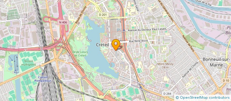 localisation de l'entreprise MADAME ADALCISA PORRU  CRETEIL