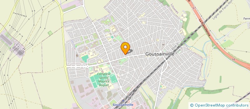 localisation de l'entreprise MADAME ADALGISA VAZ DOS SANTOS  GOUSSAINVILLE