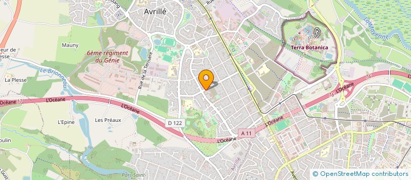 localisation de l'entreprise MADAME ADAMA CONTE à AVRILLE