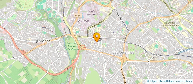 localisation de l'entreprise MADAME ADAMA COULIBALY à MONTPELLIER