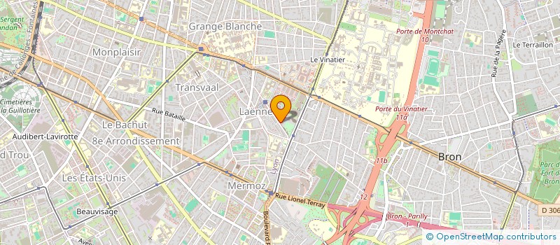 localisation de l'entreprise MADAME ADAMA DIANE  LYON