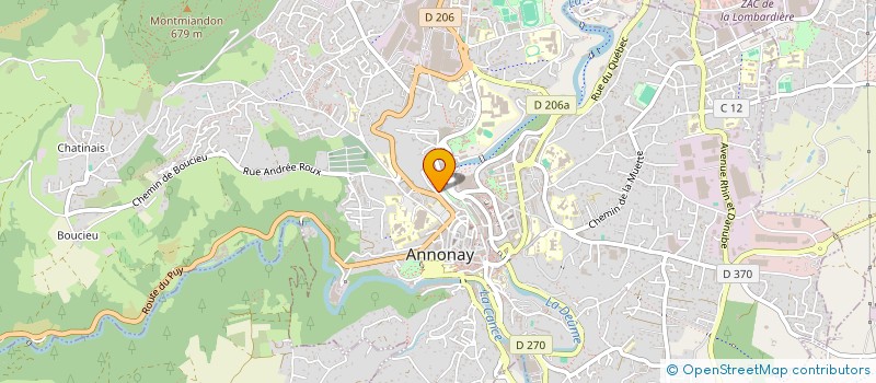 localisation de l'entreprise MADAME ADAMA DIAWARA  ANNONAY