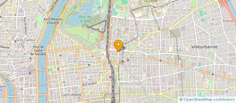 localisation de l'entreprise MADAME ADAMA KABA  VILLEURBANNE