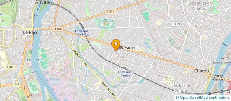 localisation de l'entreprise MADAME ADAMA KANTE  LE VESINET