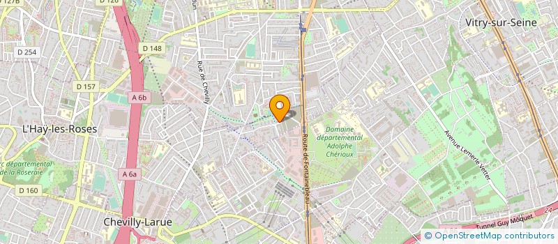 localisation de l'entreprise MADAME ADAMA KEITA  L'HAY-LES-ROSES