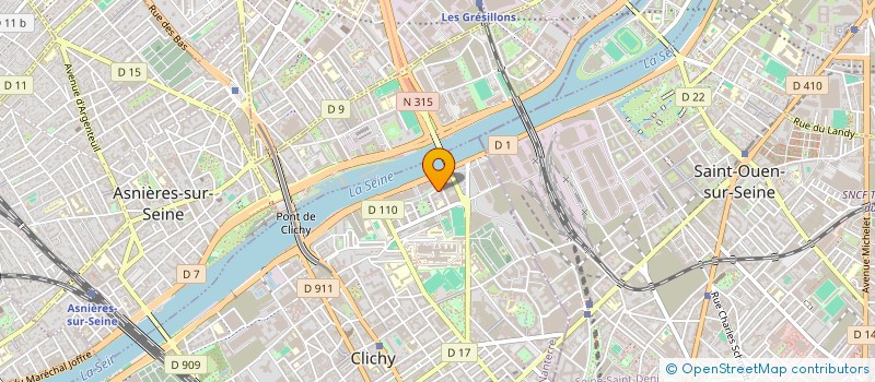 localisation de l'entreprise MADAME ADAMA M'BARECK à CLICHY