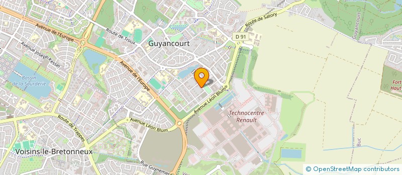 localisation de l'entreprise MADAME ADAMA NIANG  GUYANCOURT