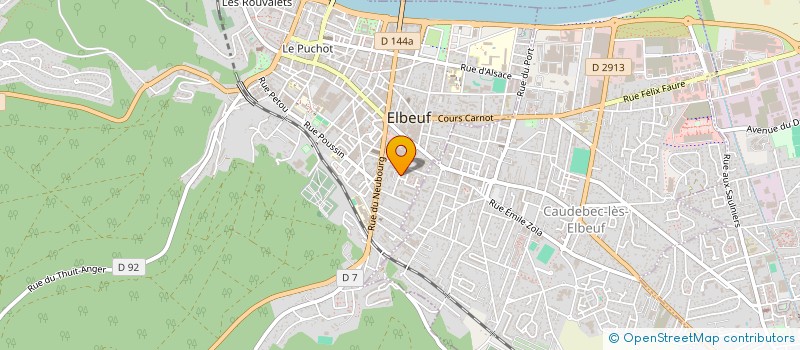 localisation de l'entreprise MADAME ADAMA SAMB à ELBEUF