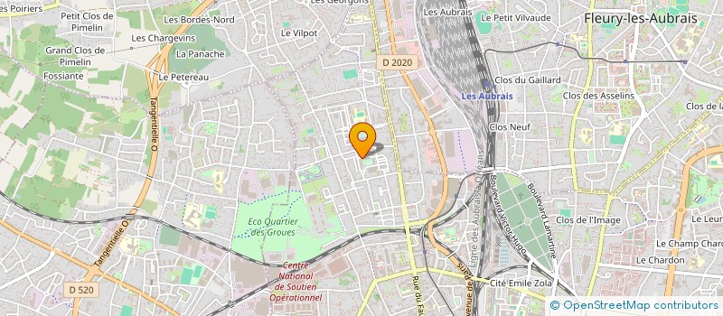 localisation de l'entreprise MADAME ADAMA ZELANY à ORLEANS