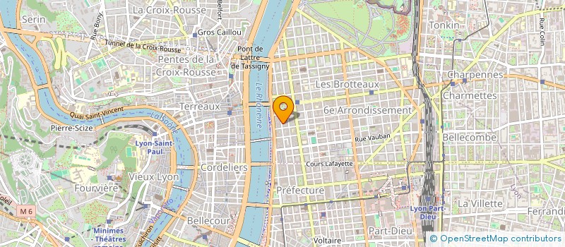 localisation de l'entreprise MADAME ADAME NDIAYE à LYON 6EME