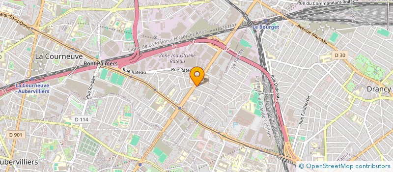 localisation de l'entreprise MADAME ADASSA FOTSO à LA COURNEUVE