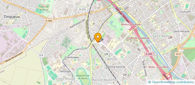 localisation de l'entreprise MADAME ADEDOYI IMELDA ELVIE BADA  REIMS