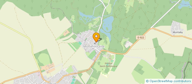localisation de l'entreprise MADAME ADEJOKE DEHINSILU  MORTEFONTAINE