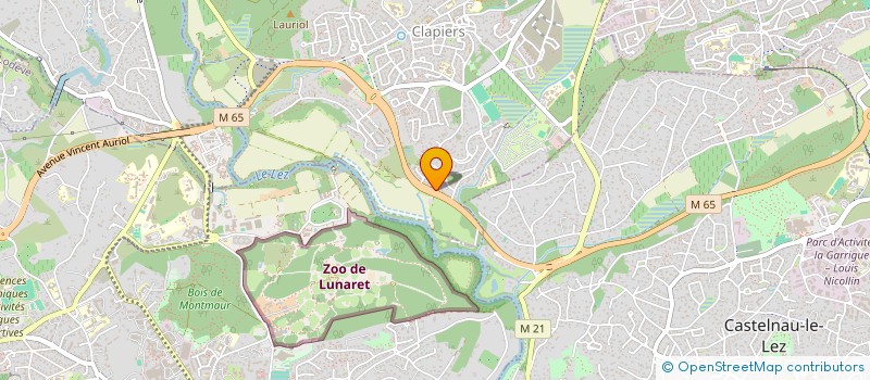 localisation de l'entreprise MADAME ADELA BARBU  CLAPIERS