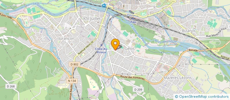 localisation de l'entreprise MADAME ADELA CRETU ANTON  GELOS