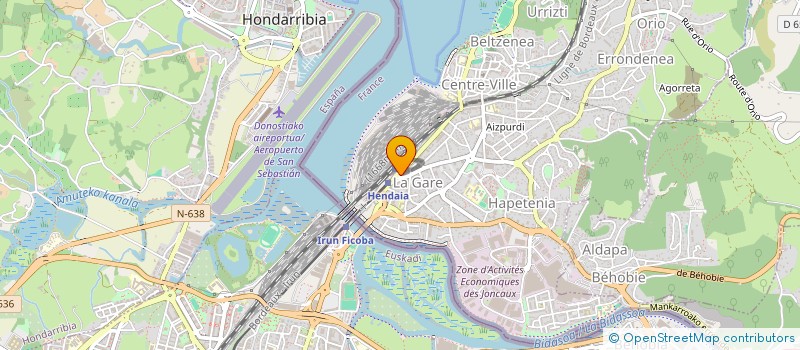 localisation de l'entreprise MADAME ADELA DUAL DUAL à HENDAYE