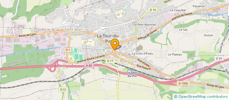 localisation de l'entreprise MADAME ADELA GHEORGHE  LA TOUR-DU-PIN