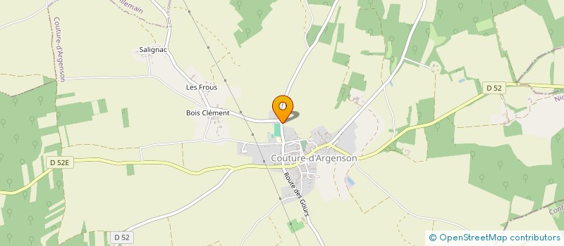 localisation de l'entreprise MADAME ADELA MARKIS  COUTURE-D'ARGENSON