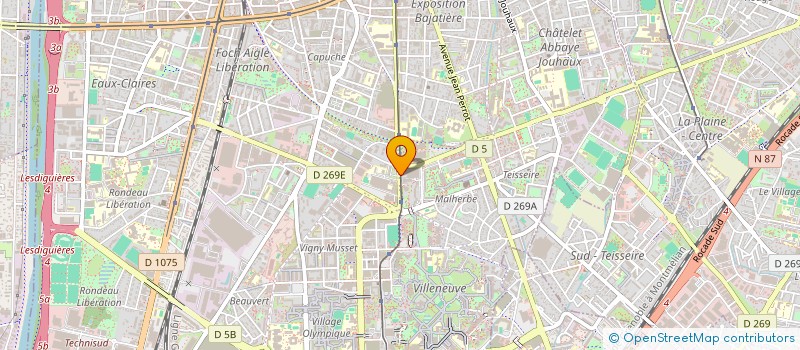 localisation de l'entreprise MADAME ADELA-PAMELA VARGA  GRENOBLE