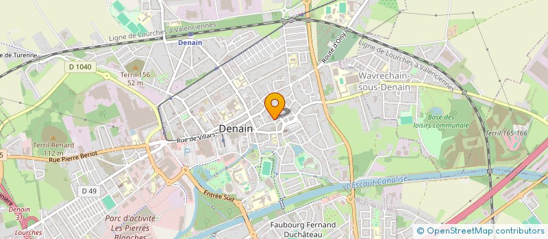 localisation de l'entreprise MADAME ADELA POPESCU  DENAIN