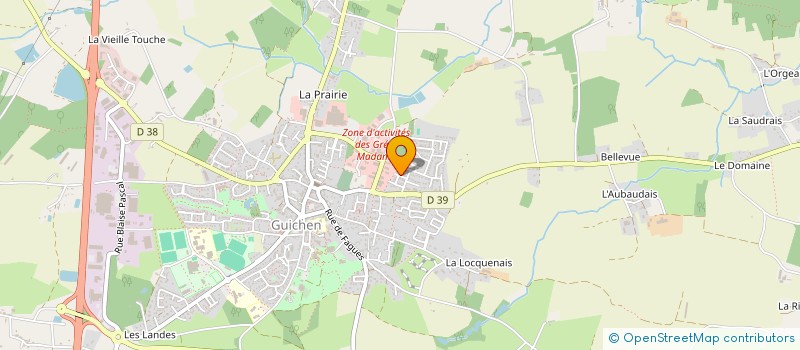 localisation de l'entreprise MADAME ADELAIDA GARCIA MALDONADO  GUICHEN