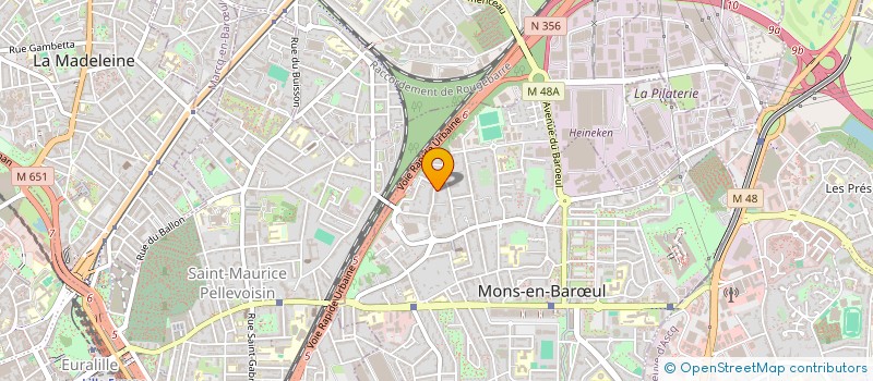 localisation de l'entreprise MADAME ADELAIDE ALBESSARD  MONS-EN-BARUL