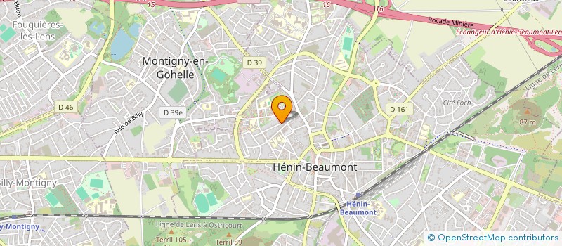 localisation de l'entreprise MADAME ADELAIDE ALEXANDRENNE  HENIN-BEAUMONT