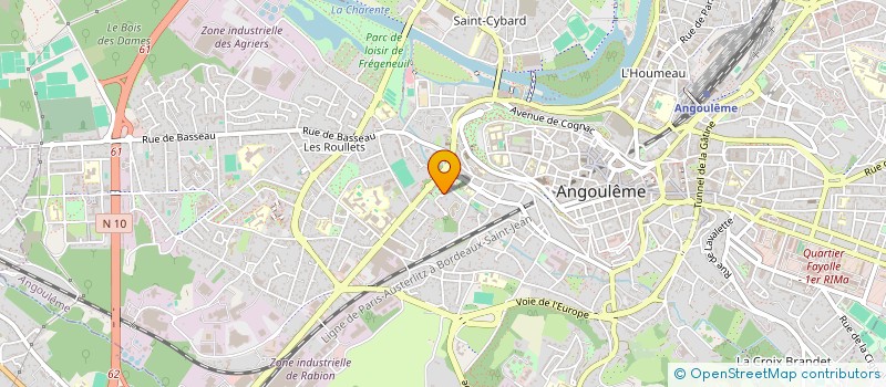 localisation de l'entreprise MADAME ADELAIDE BARRAUD DE LAGERIE à ANGOULEME