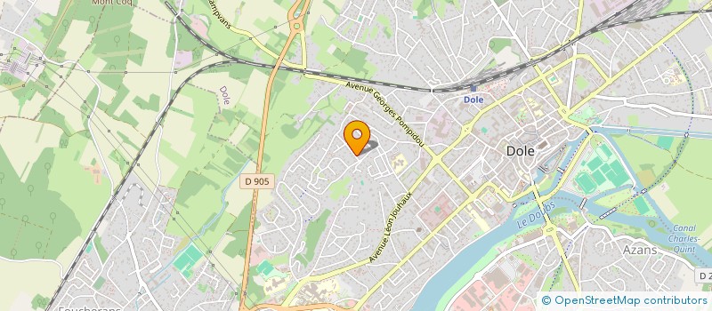 localisation de l'entreprise MADAME ADELAIDE BENETON  DOLE