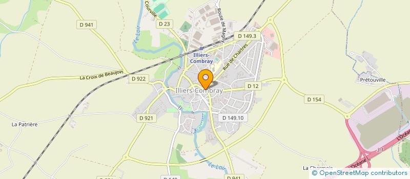 localisation de l'entreprise MADAME ADELAIDE BLOT à ILLIERS-COMBRAY